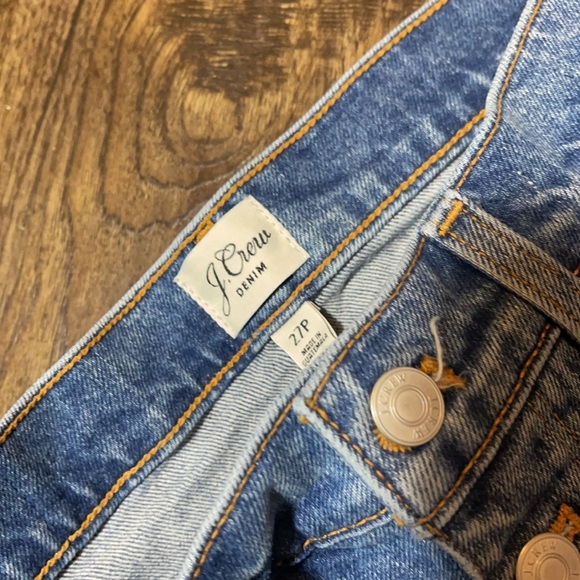 J. Crew 9" Billie Demi Boot Crop Jeans size 27 petite - Picture 5 of 8